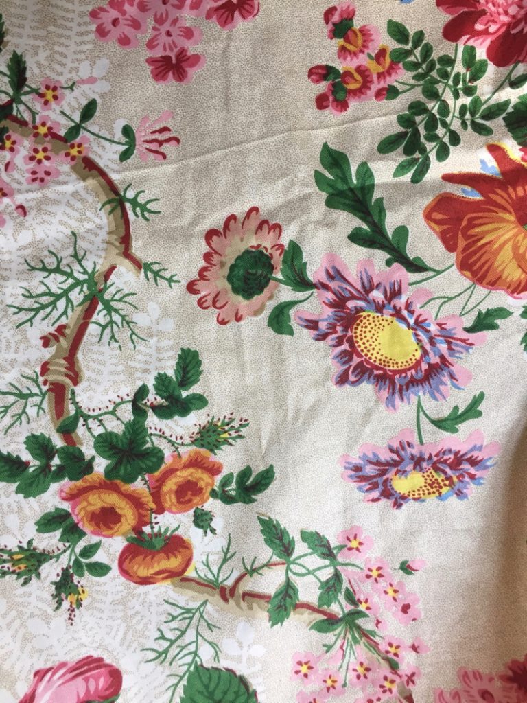 SOLD: Archive glazed cotton chintz by Colefax and Fowler, a perfect 6.5 ...