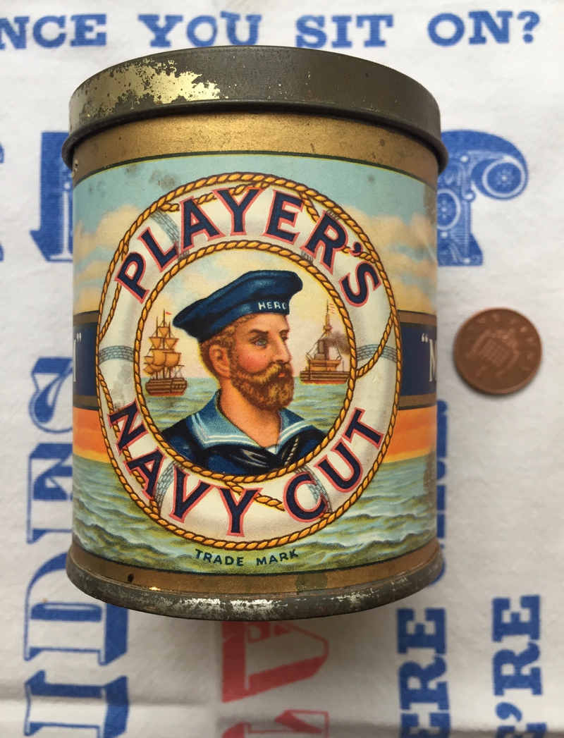 Group of Players Navy Cut Cigarette Tins